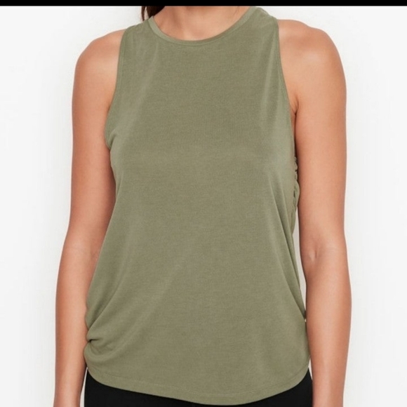 NEW VICTORIA'S SECRET TIE BACK TANK TOP SHIRT - Picture 3 of 8